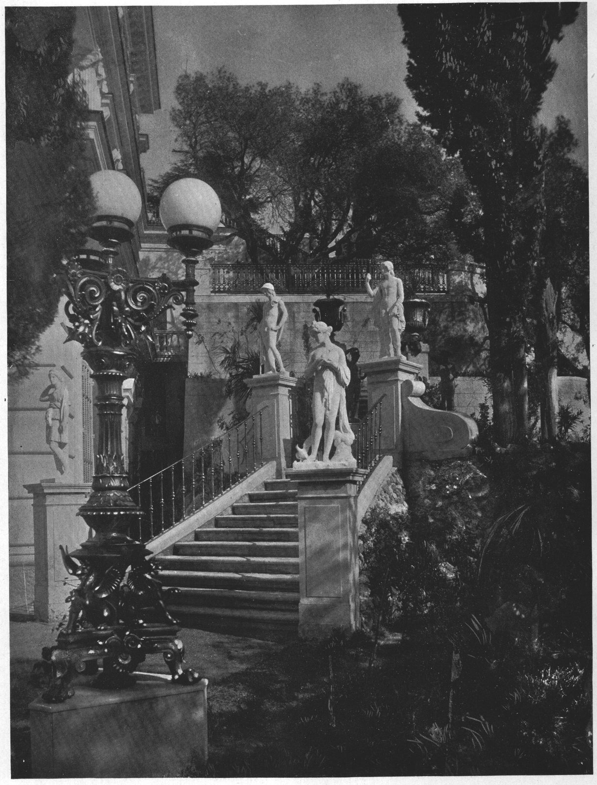 The Marble Stairway Leading to the Gardens