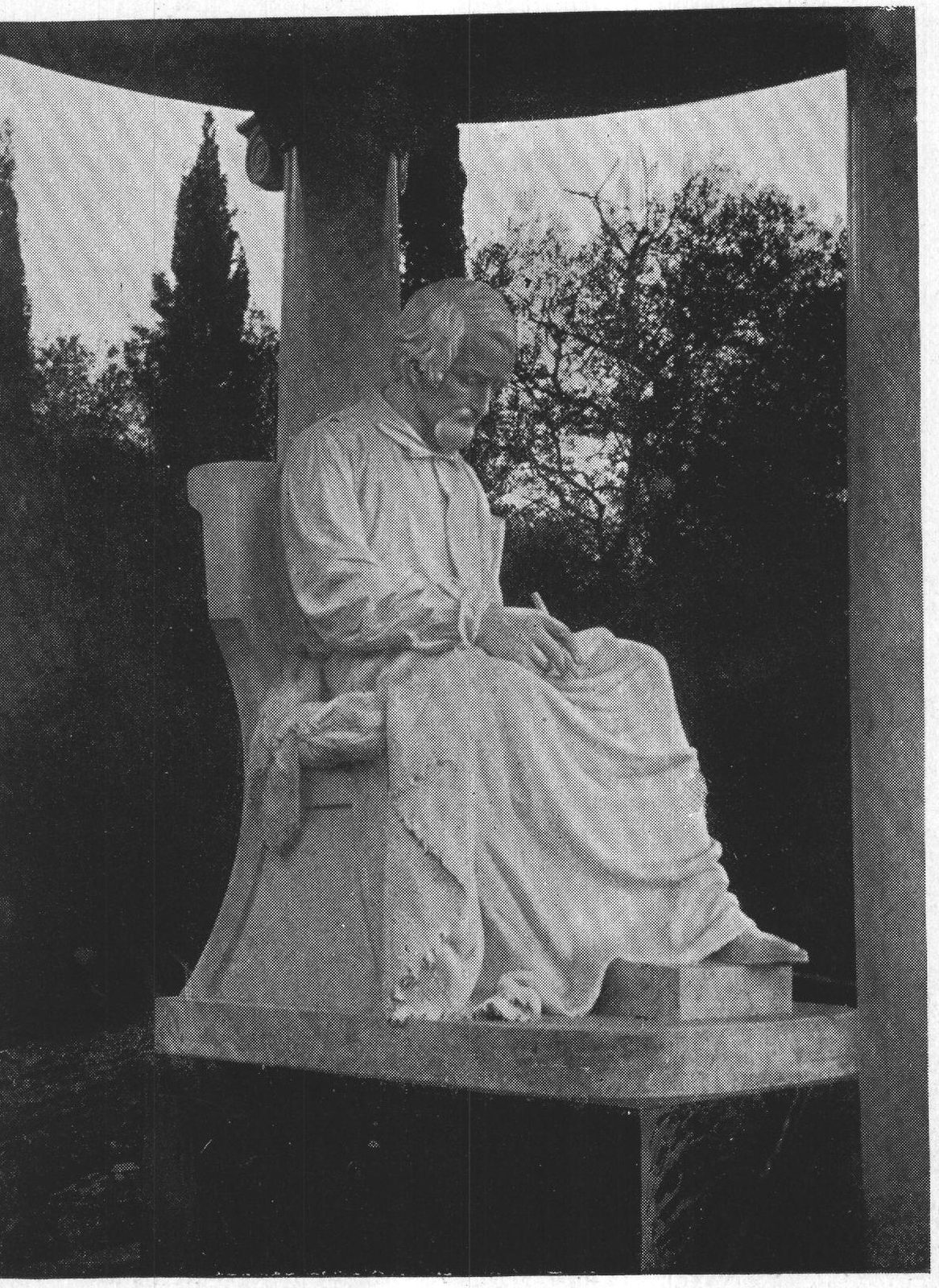The Statue of Heine, by the Danish sculptor Hasselries