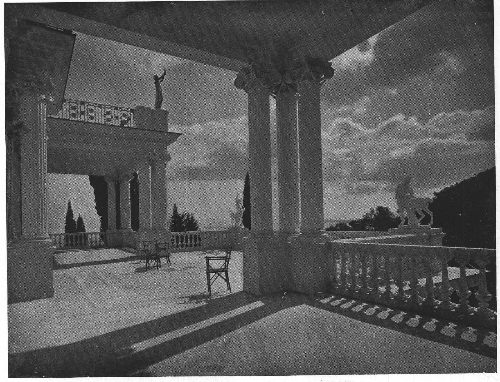 The Upper Terrace by Moonlight