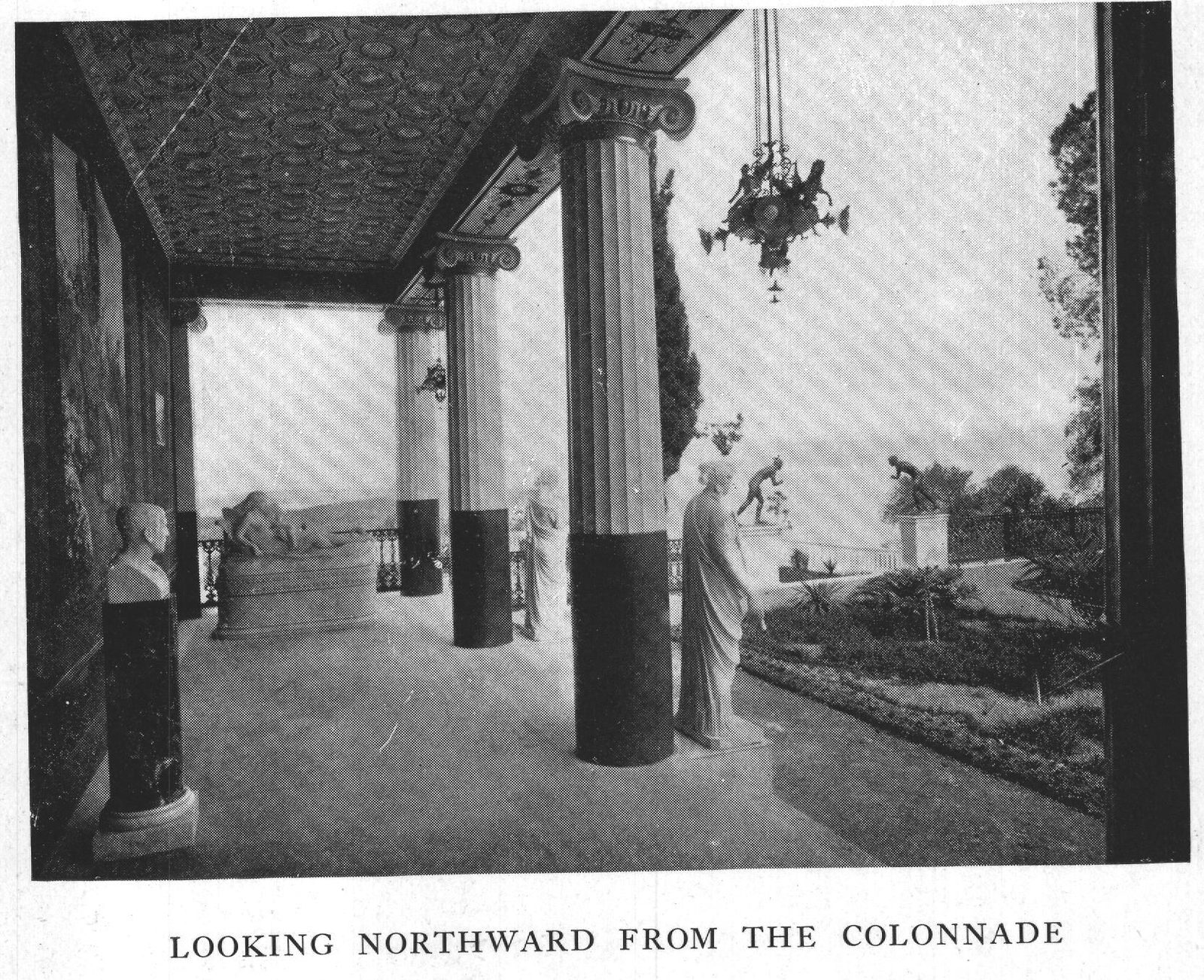 Looking Northward from the Colonnade