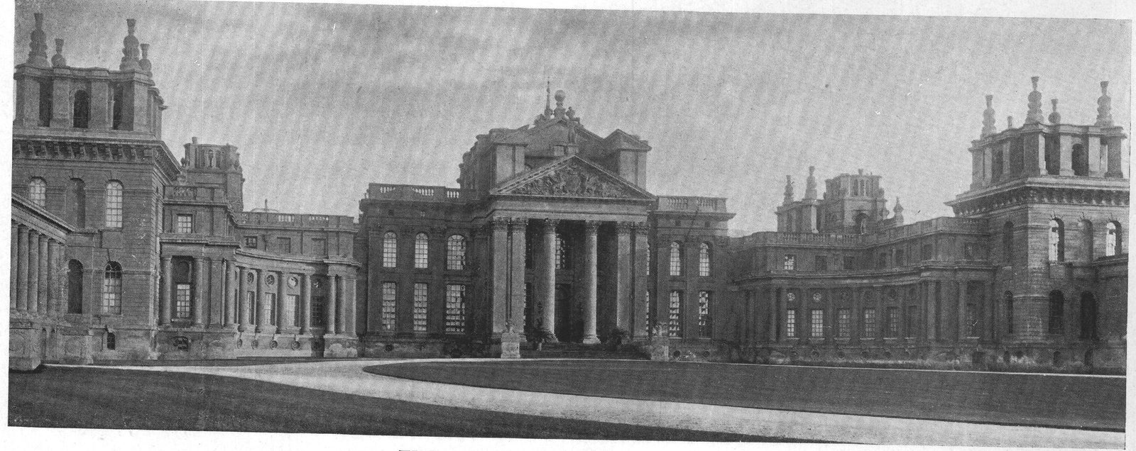 The North Front — Blenheim