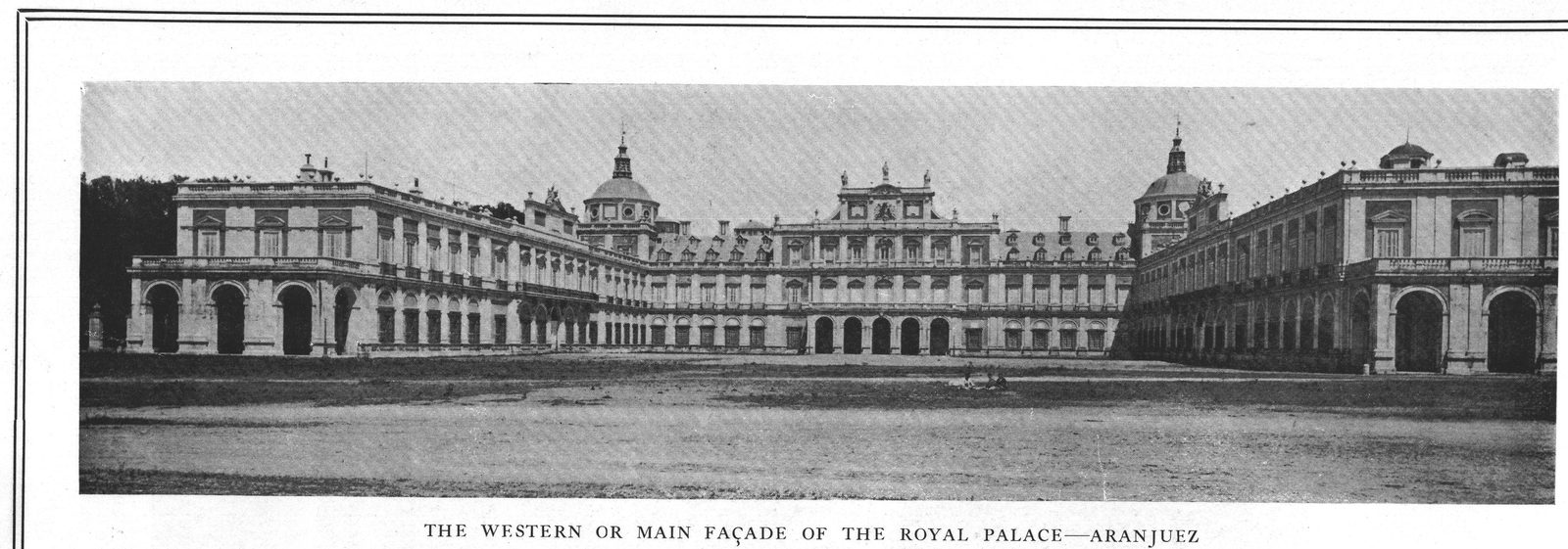 The Western or Main Façade of the Royal Palace — Aranjuez