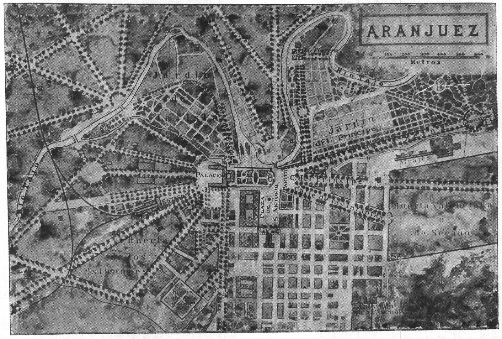 A General Plan of Aranjuez and Its Gardens