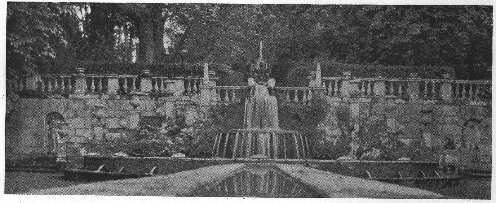 A Fountain and Canal — Third Terrace