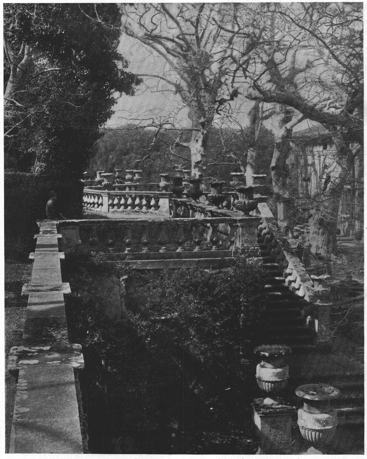 The Balustrades of the Third Terrace — Villa Lante