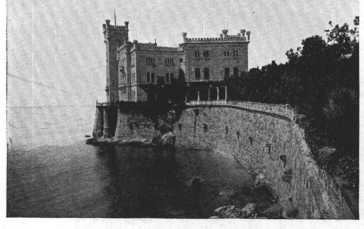 Castle Miramar from the Adriatic