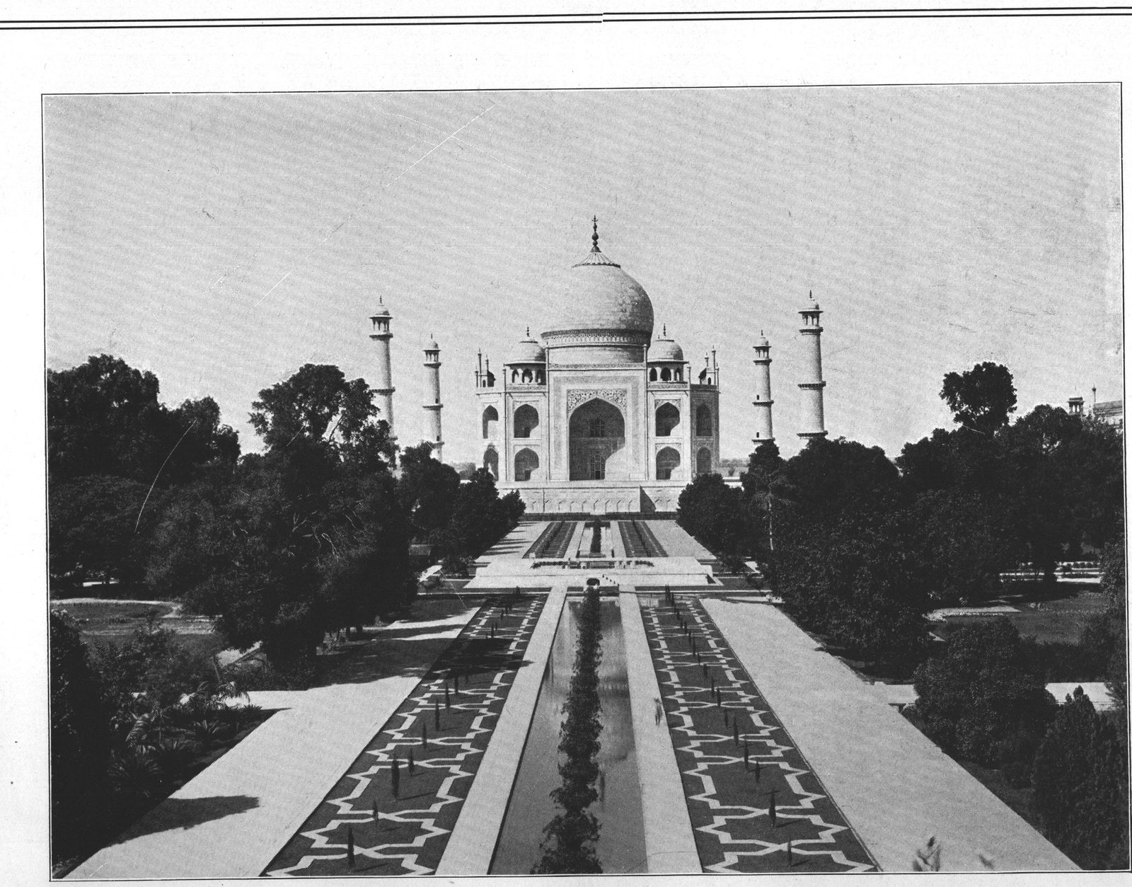 The Taj Gardens in 1904