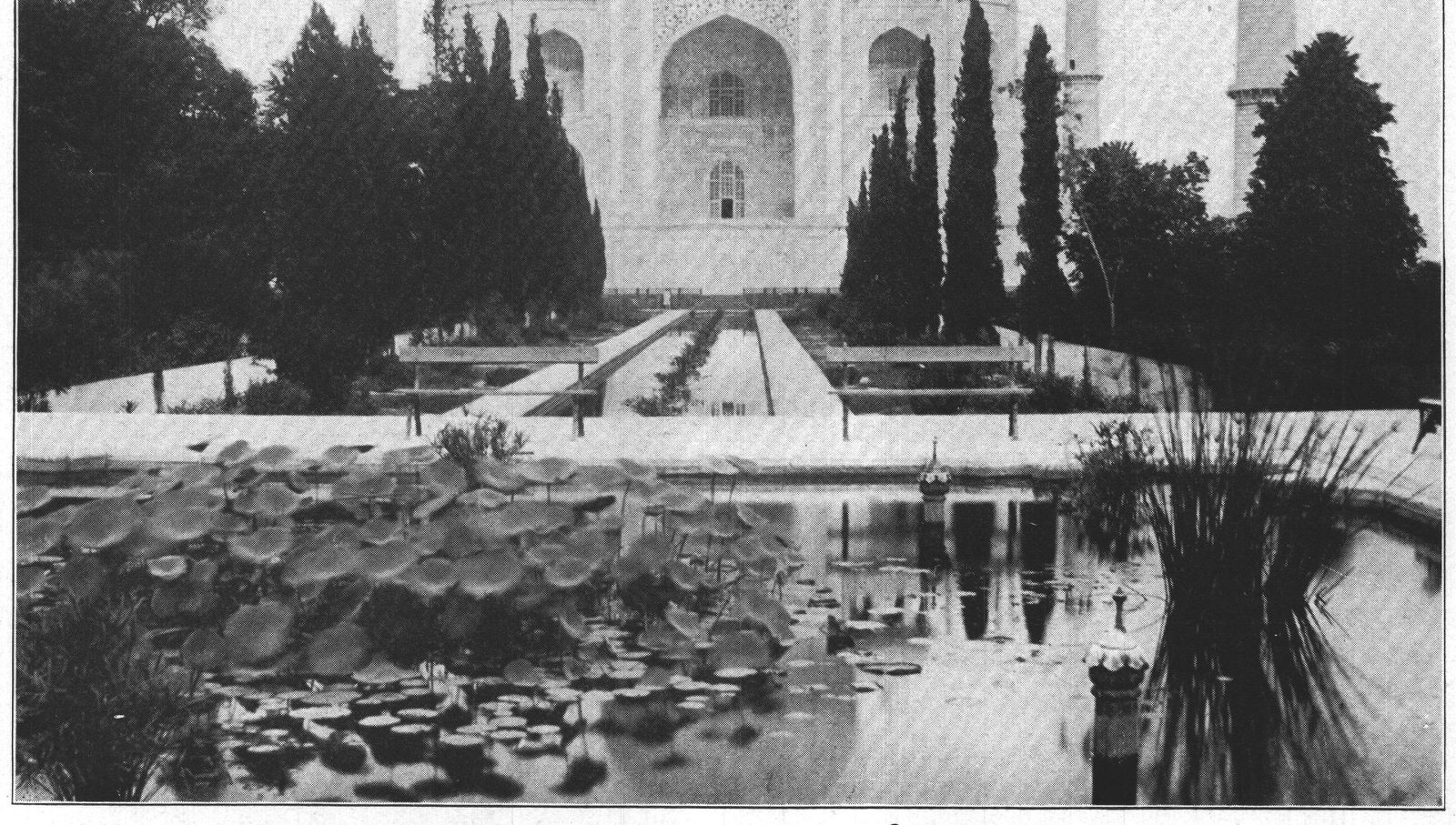 The Taj Gardens in 1875