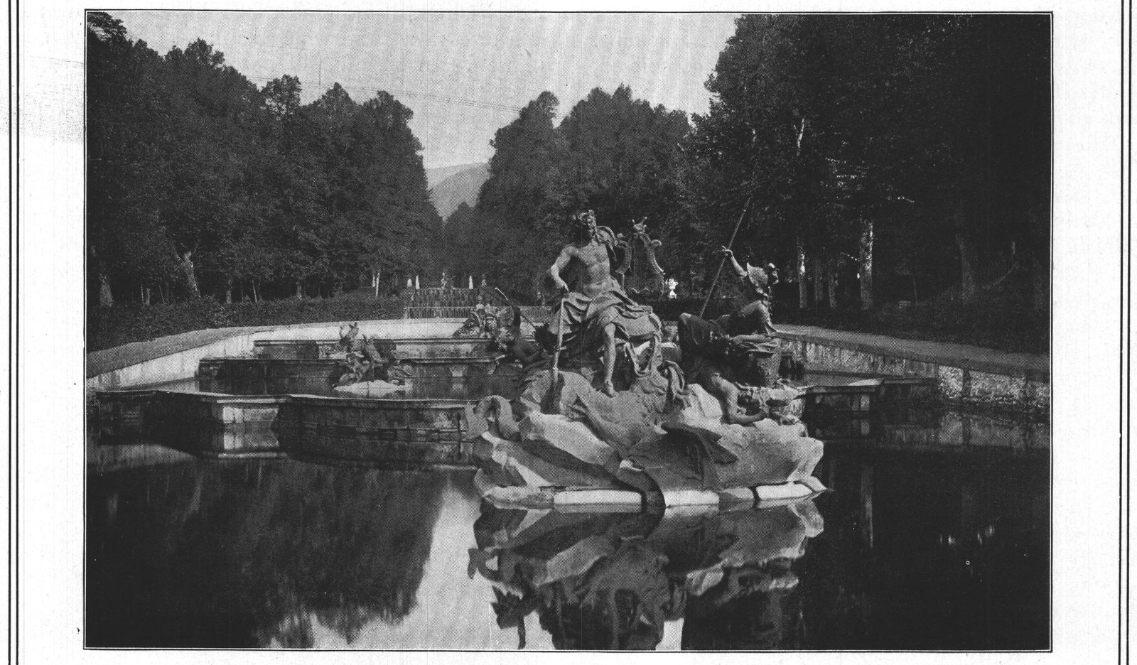 Upper and Lower Basins of the Fountain of Neptune — La Granja