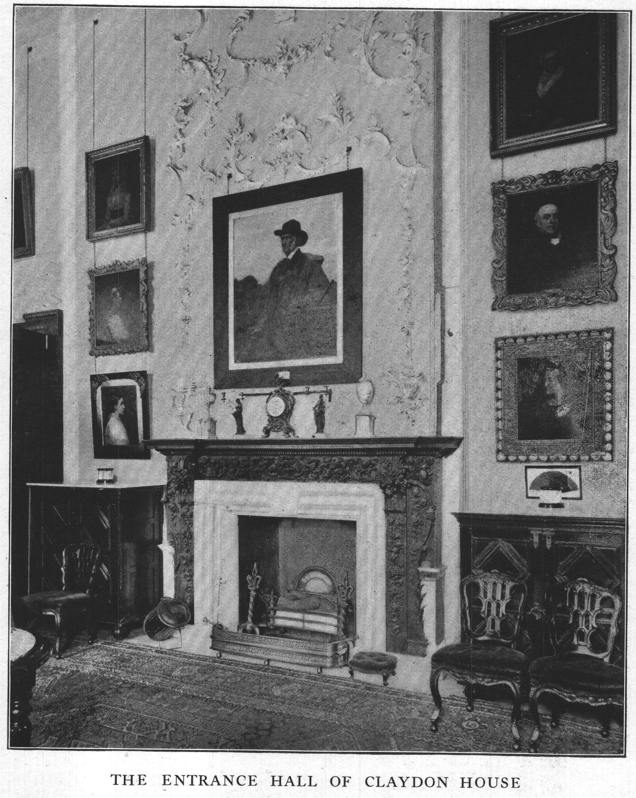 The Entrance Hall of Claydon House