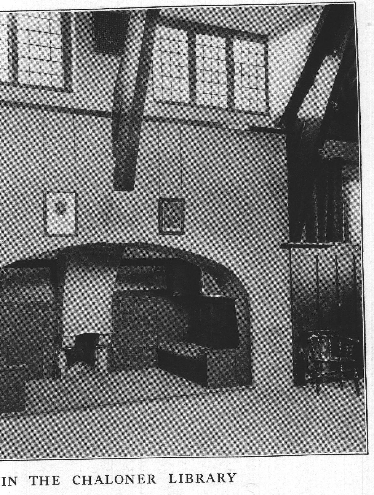 A View in the Chaloner Library