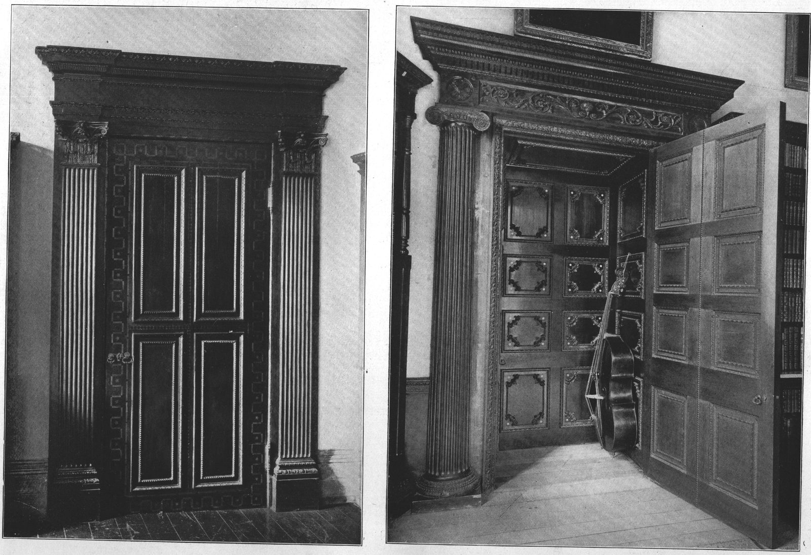 Doorways to the Library — Claydon House