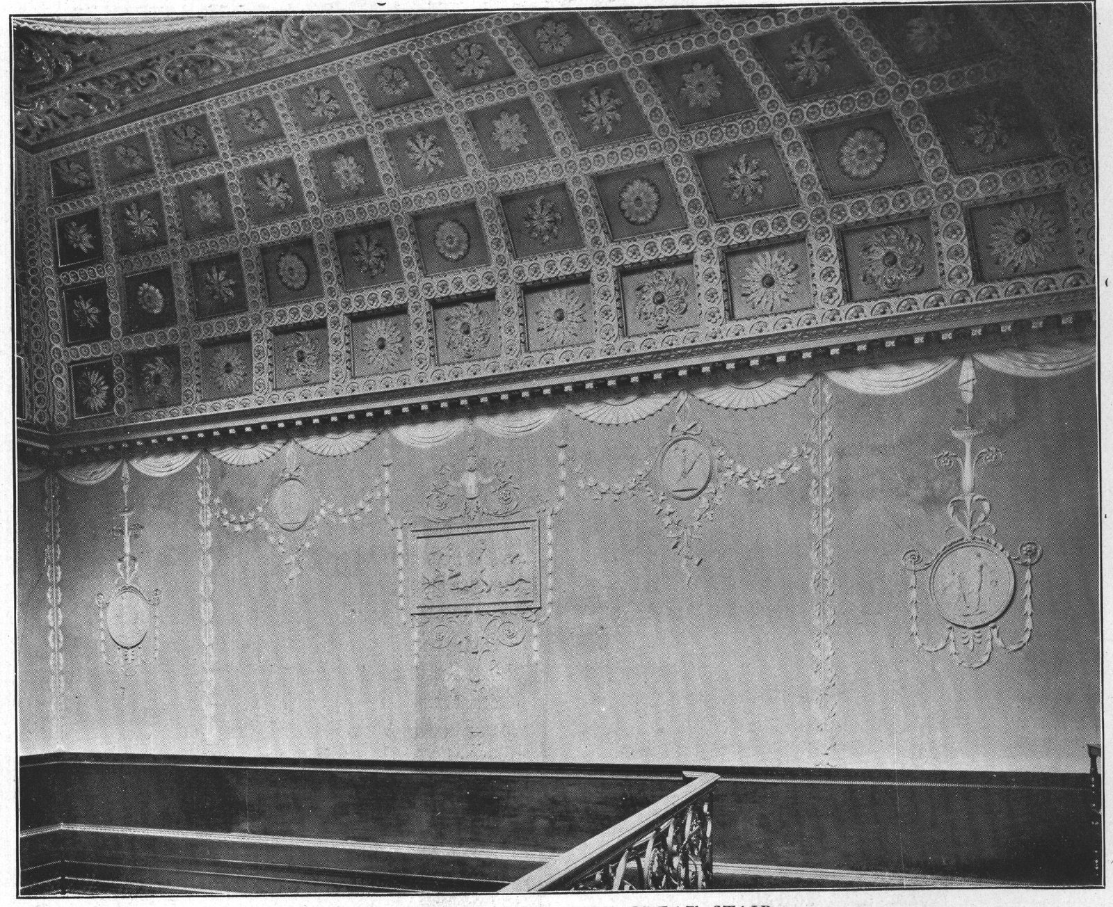 The Ceiling over the Great Stair — Claydon House