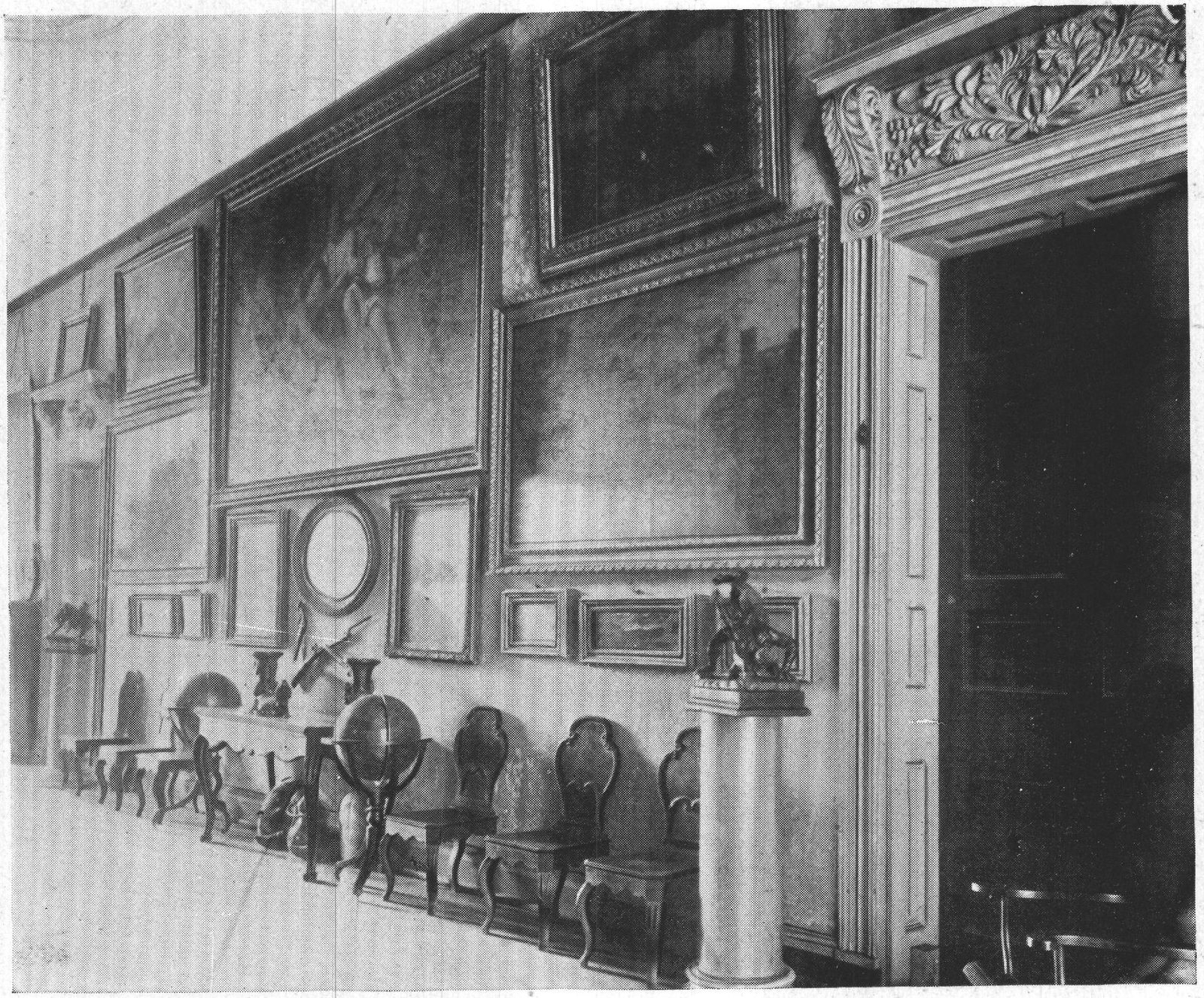 "Arlington" — "The Spacious Entrance Hall is used as Art Gallery and Ballroom"