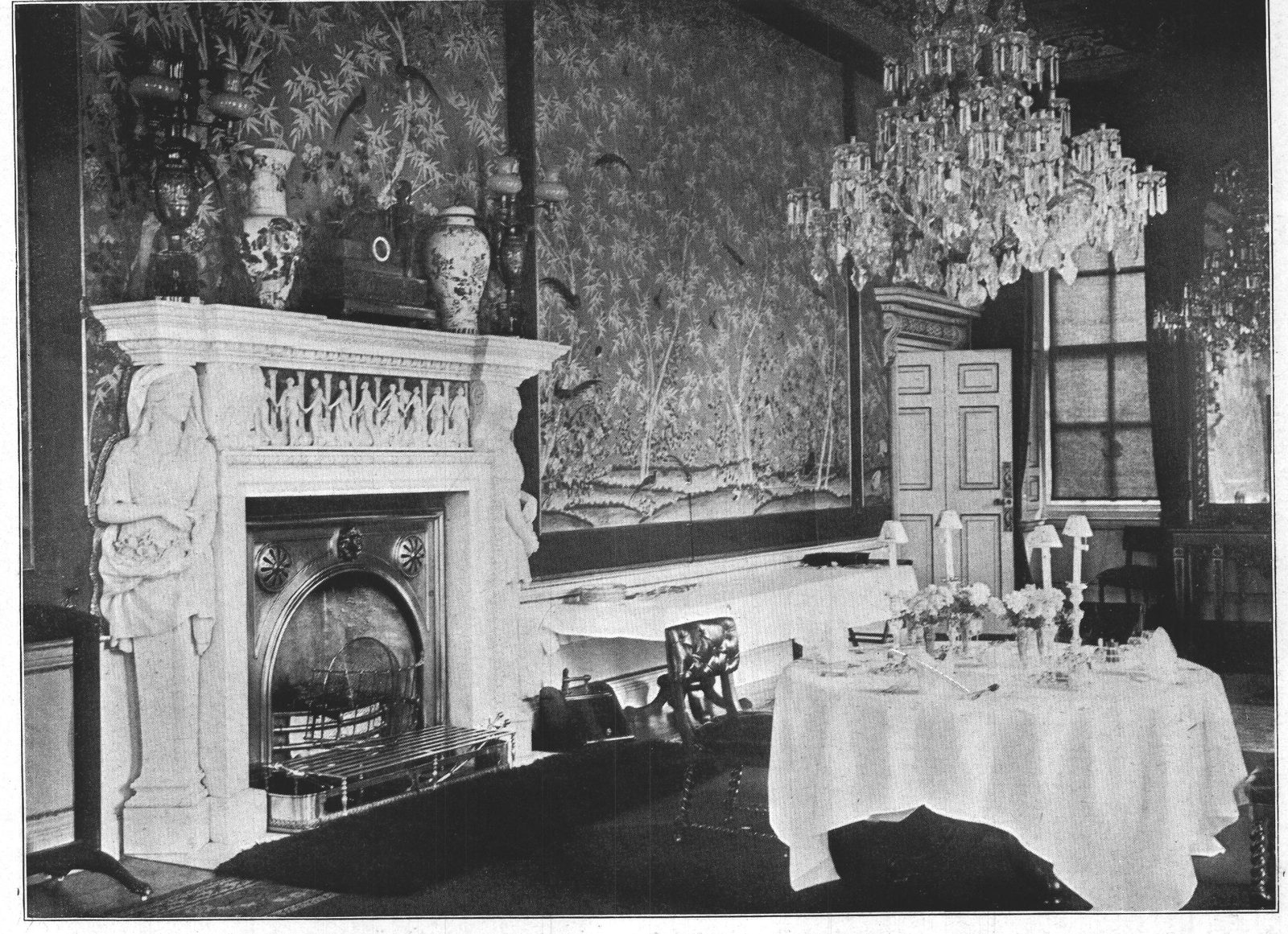 Mantelpiece in the Dining-Room