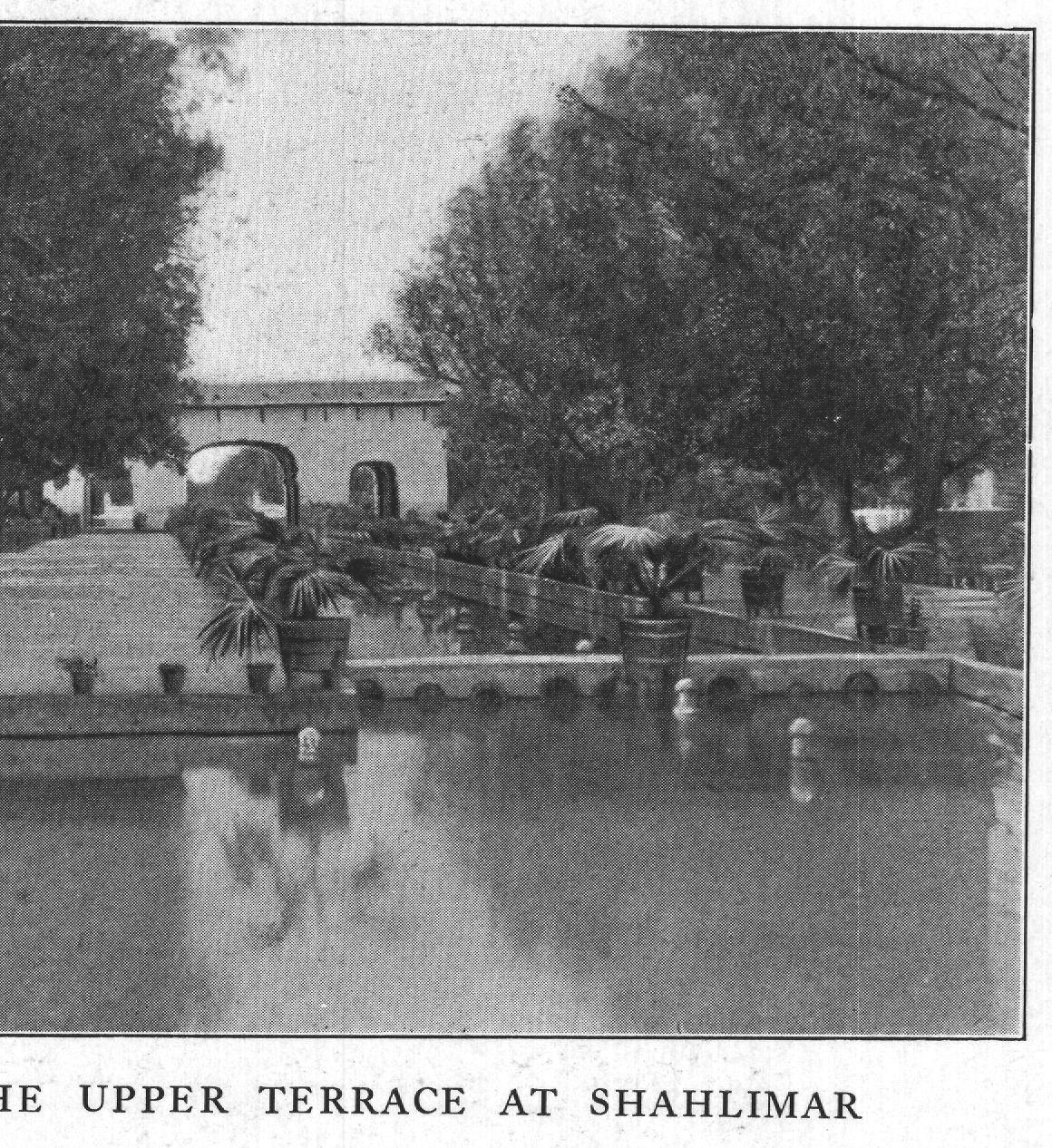 Water-Course of the Upper Terrace at Shahlimar