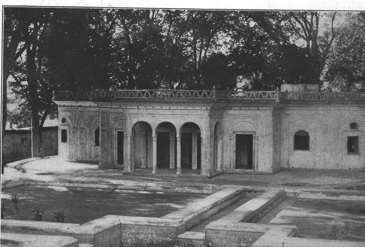 A Garden Pavilion at Alwar — Showing water jets under the cornices for use in cooling the rooms