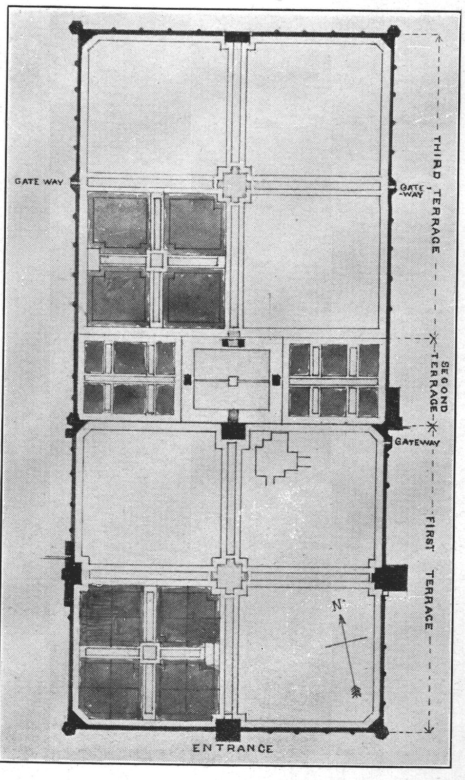 Plan of Shah Jahan's Garden