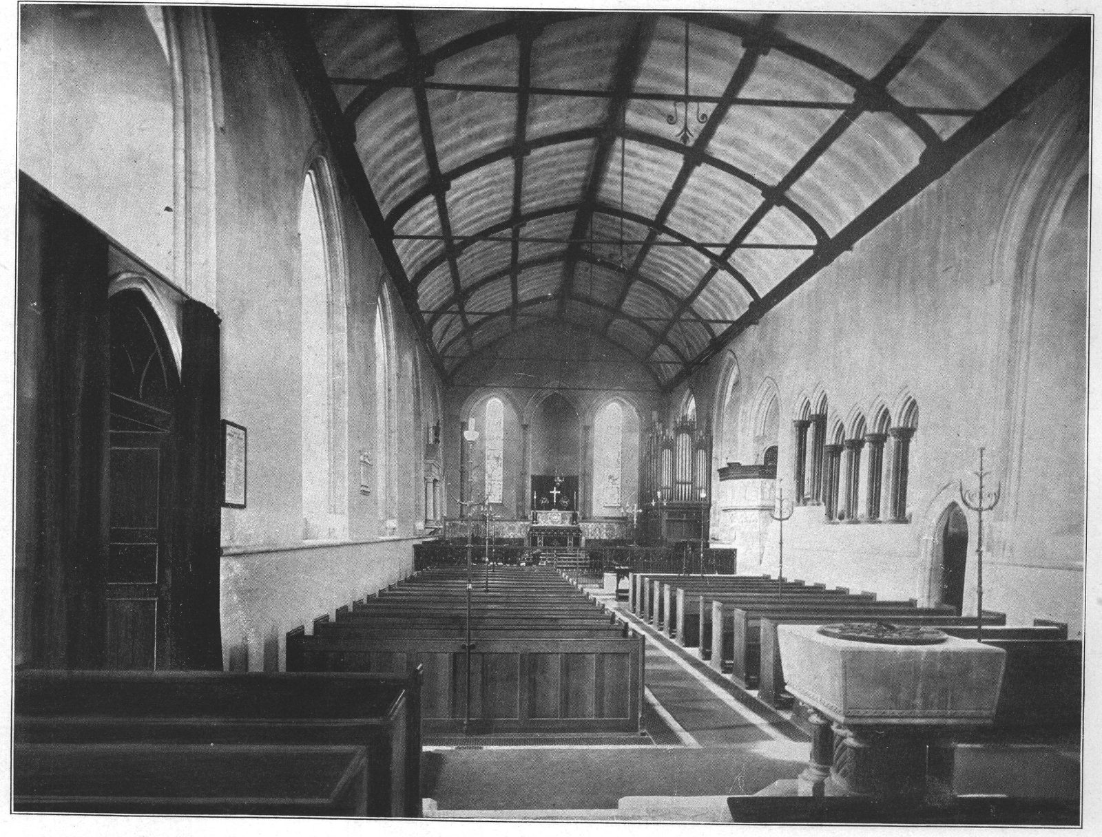 Interior of Beaulieu Parish Church