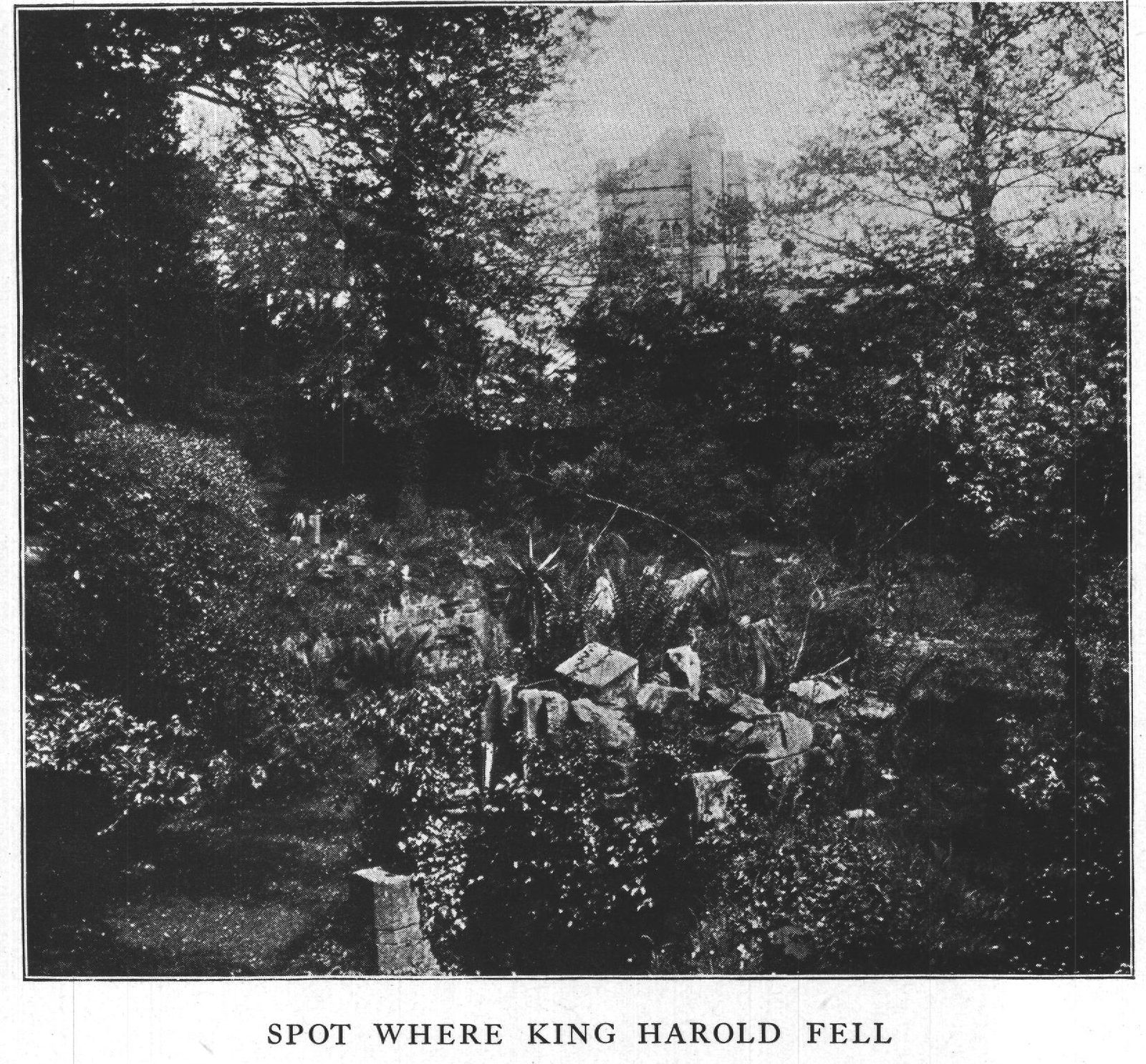 Spot Where King Harold Fell