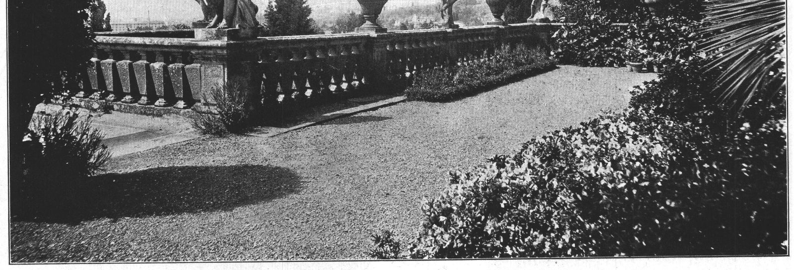 A Balustrade of One of the Terraces