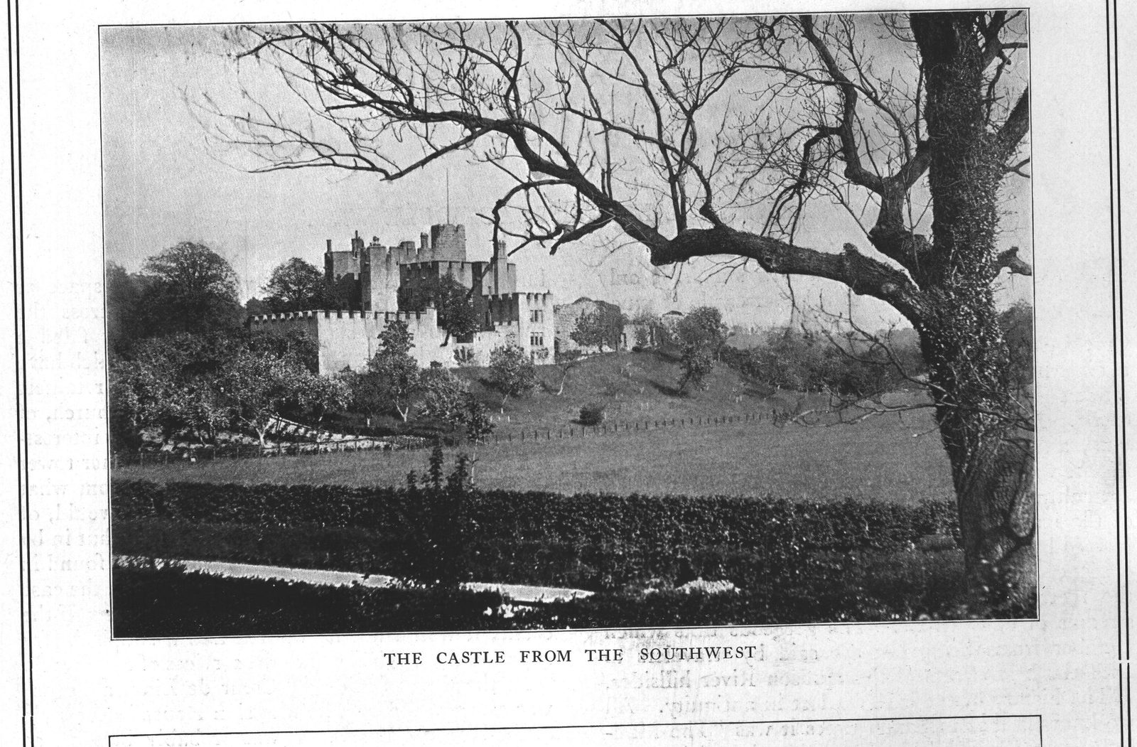 The Castle from the Southwest — Bothal