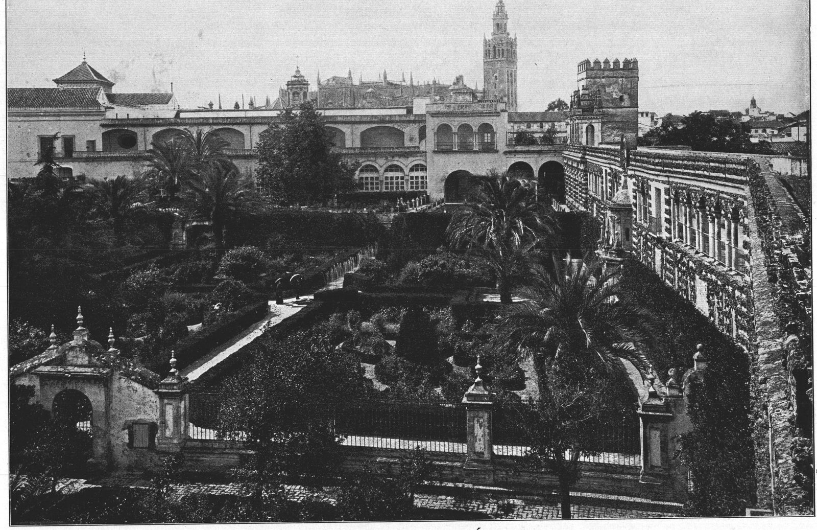 The Southern Façade of the Alcázar — Seville