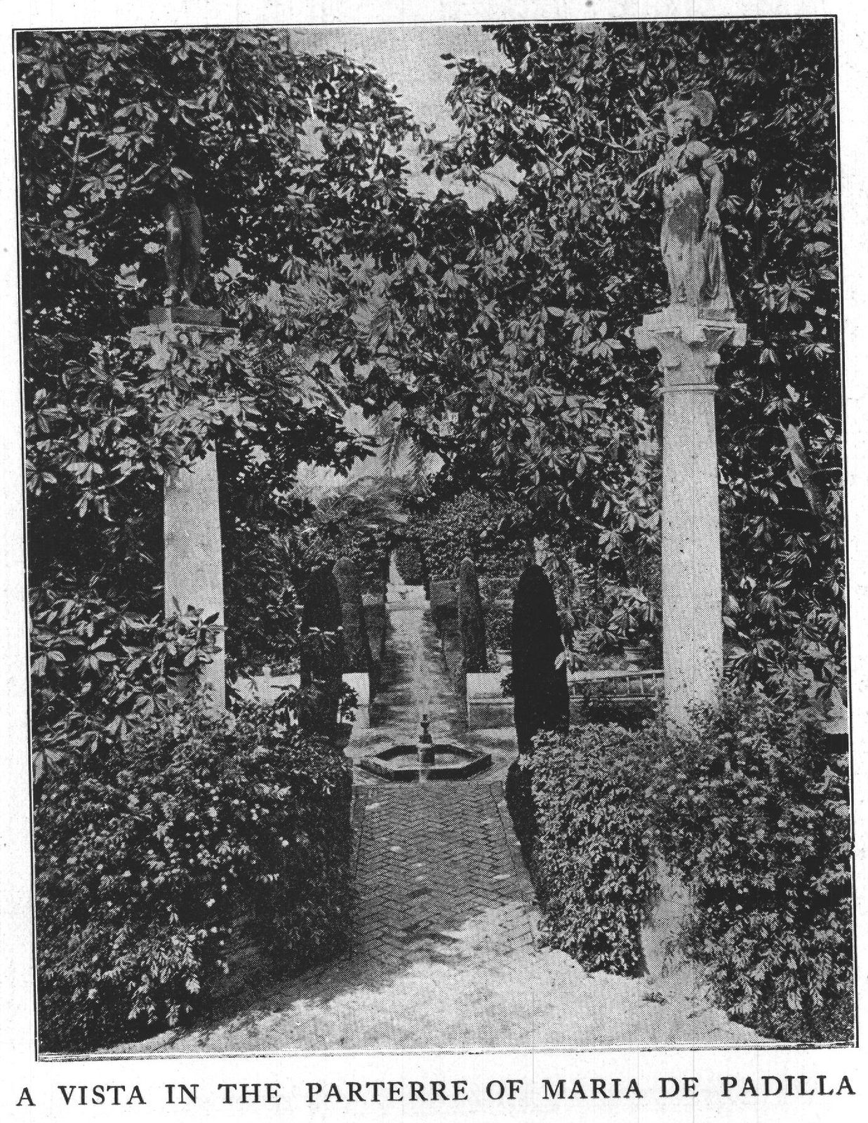 A Vista in the Parterre of Maria de Padilla