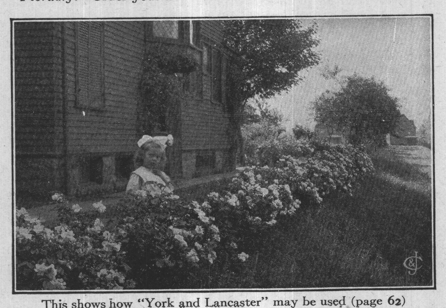 This shows how "York and Lancaster" may be used (page 62)