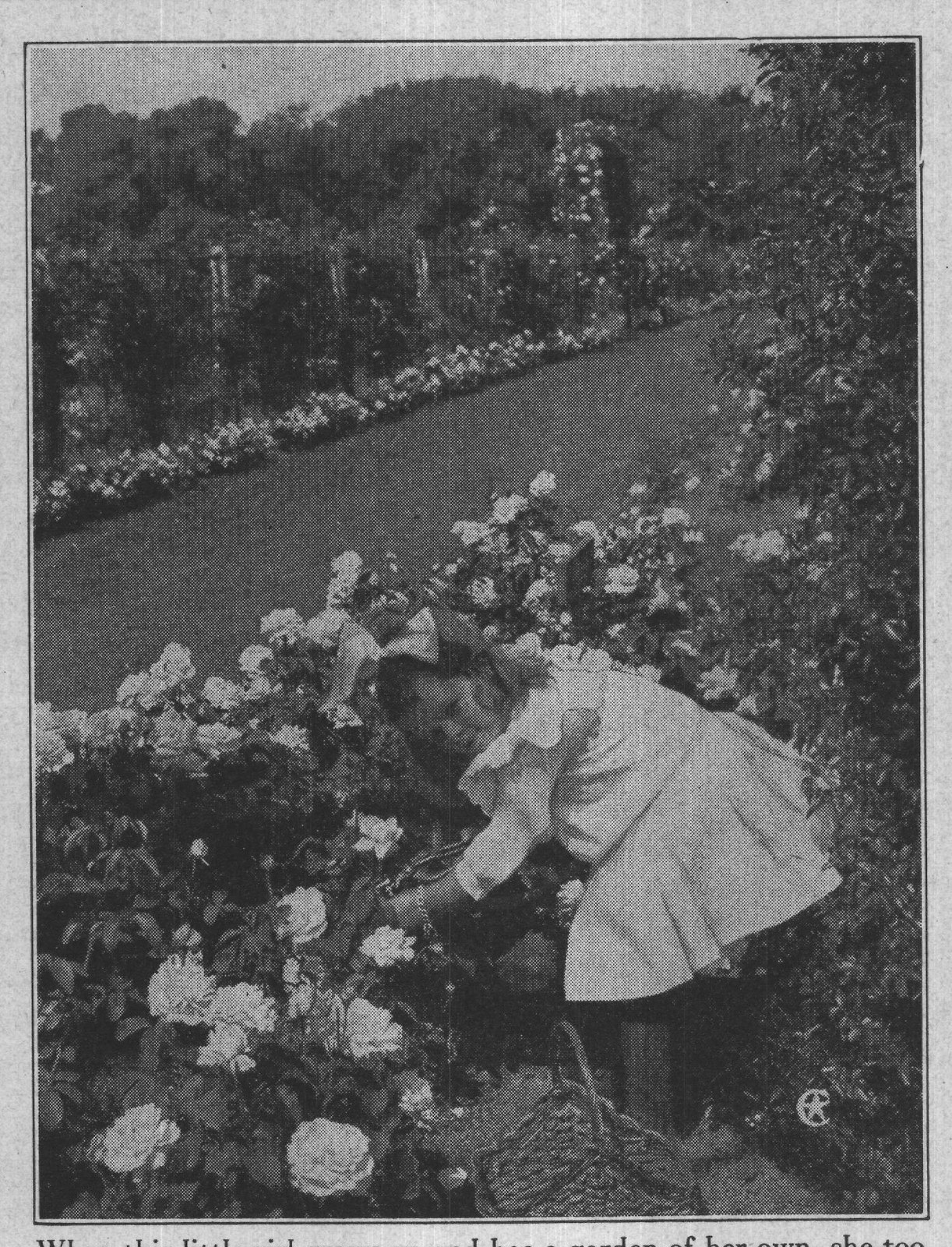 When this little girl grows up and has a garden of her own, she too